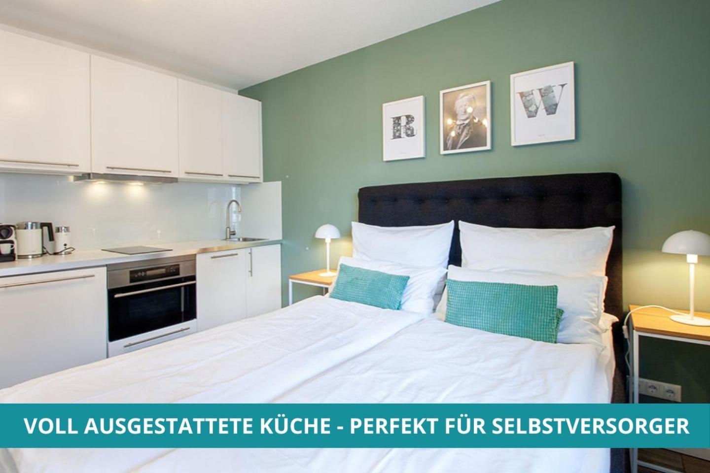 Apartment Wahnfried Nr1 - Cityapartment Mit Kueche, Duschbad, Balkon, Parkplatz - Zentral Aber Ruhig